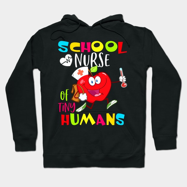 School Nurse Of Tiny Humans Back To School Hoodie by neonatalnurse